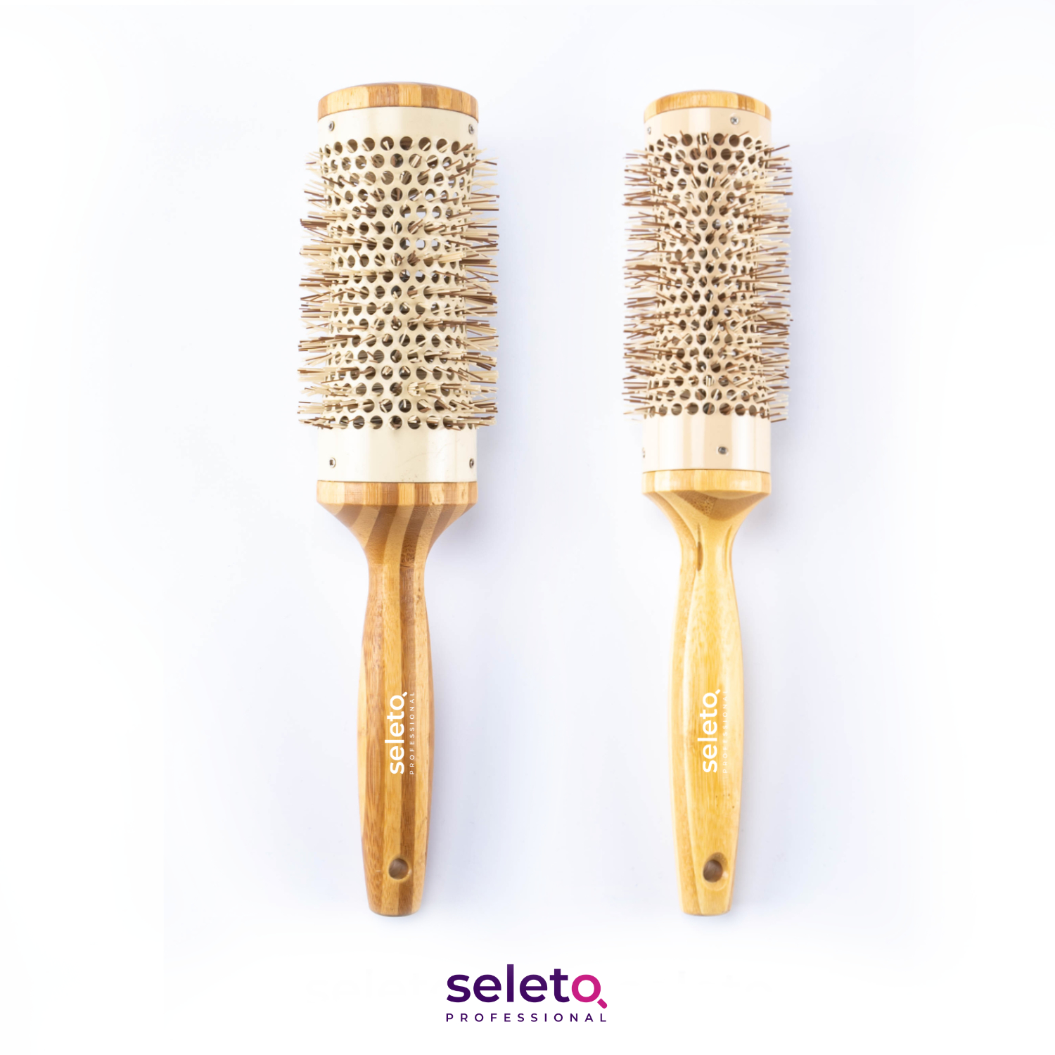 Eco Bamboo Hair Brush Bamboo Hair Style Roller Brush For Hair