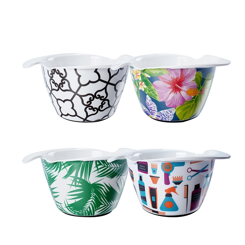 Salon Professional Custom Pattern Tint Dye Bowl Hair Dye Mixing Bowl Tint Dye Bowl For Hairdresser